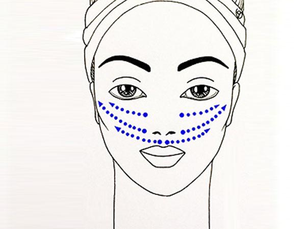 Линии растяжения кожи лица картинка