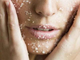 Соляной пилинг для кожи лица