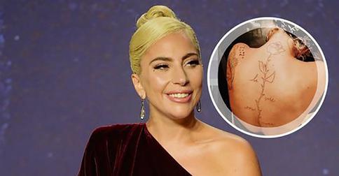Леди Гага сделала новое тату на всю спину